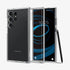 ACS07292 - Galaxy S24 Ultra Case Ultra Hybrid in Crystal Clear showing the back